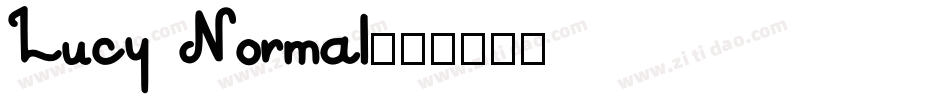 Lucy Normal字体转换
